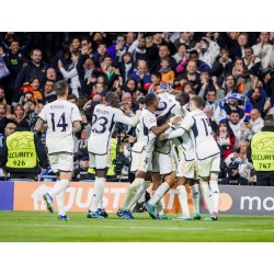 Real Madrid-spillerne forenet moralen og seieren og æren vakte jubel fra fansen